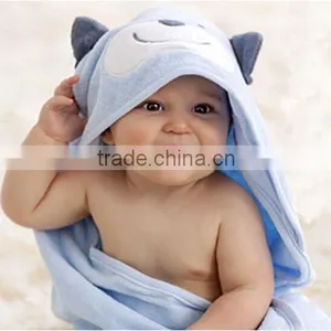 Hot Sale Super Soft 100% Cotton Kids Hooded Baby Bath Towel thumbnail-3