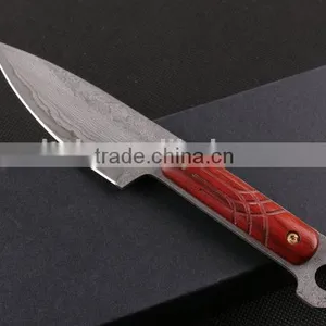 OEM Small Damascus Blanks Tactical Full Tang Knife thumbnail-3