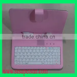 Leather Case With Keyboard for 7 Inch Tablet pc thumbnail-1