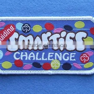 Factory Bulk Iron on Woven Badge thumbnail-1