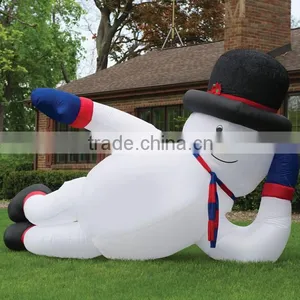 Christmas Outdoor Lawn Decoration Inflatable Snowman thumbnail-1