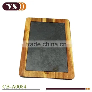 2013 Hot Sale Rectangle Wood Slate Tray thumbnail-3