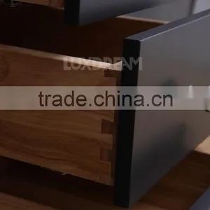 30" Charcoal Solid Wood Leg USA Bathroom Vanity thumbnail-5
