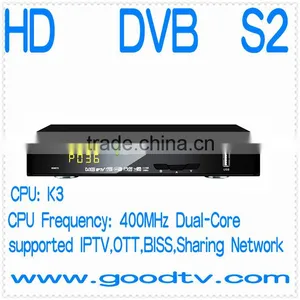 Full HD Dvb-s2 Download Software,sell Well Global Dvb-s2 With Biss/IPTV/3Dong/Multi CAD/Networking Sharing Receiver thumbnail-1