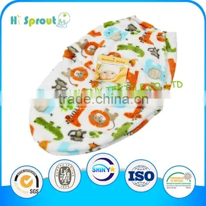 ONS4560 Flannel Swaddling With Lovely Printing Baby Swaddle Baby Swaddle Blanket thumbnail-1