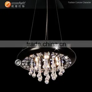 Faberic Cloth Lampshade Living Room Pendant Light Dinning Chandelier Lustre OM66128-600W thumbnail-5