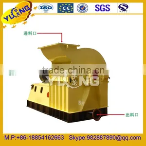 Waste Rubber Straw Hammer Mill , Multi Purpose Wood Chip Grinder Machine thumbnail-1