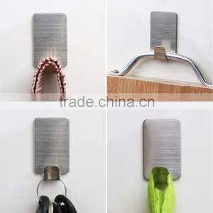 Customized Metal Hook 2pc Hooks Self Adhesive Stainless Steel Hook thumbnail-1