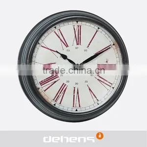 DEHENG 15 Inch Metal Antique Wall Clock thumbnail-1