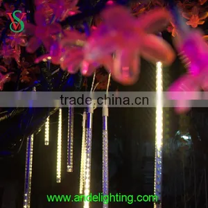 Tree Decoration Metor Shower Rain Drop Led Falling Star Light thumbnail-2