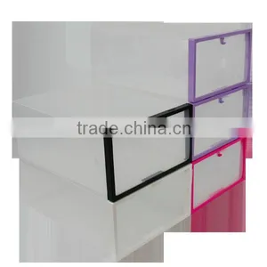 Most Popular Household Storage Plastic Fold up Boxes With Handle thumbnail-4
