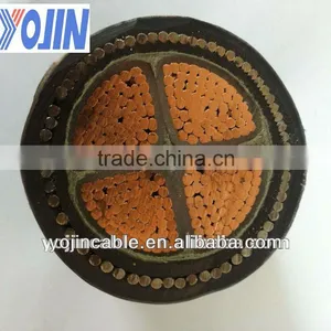 4x300mm2 6/35kv Copper Conductor XLPE Insulated PVC Sheath With SWA Power Cable thumbnail-1