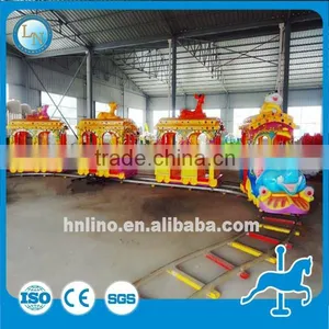 Children Electric Train Toy for Sale! China Supplier Lino Electric Elephant Ride on Train With Tracks thumbnail-1