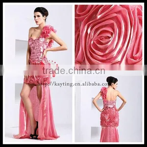 Elegant Women Party Prom Dress One Shoulder Detachable Skirt Wedding Dresses thumbnail-1