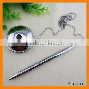 Promotional Creative Bank Counter Chain Ballpoint Pen Print Logo ZTT-1027 thumbnail-1