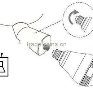 WiFi Fisheye Cloud Smart Bulb 360 Degree Wireless Camera With Two-way Audio and 128G Recording Feature thumbnail-5
