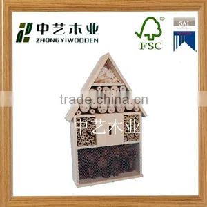 2015 Factory Supplier China Manufacturers Best Selling FSC&SA8000 OEM Hanging Wooden Butterfly Insect House for Wholesale thumbnail-2