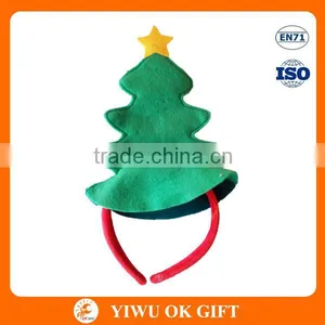 Christmas Tree Headband Pattern, Christmas Funny Headband, Christmas Hat Headband thumbnail-2