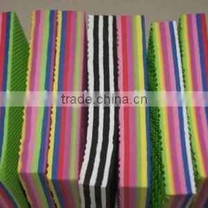 Natural Crepe Rainbow Color Rubber Sheets With Pattern thumbnail-4