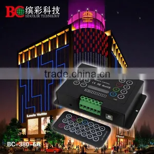 LED RGB Controller DC12-24V 6A*3Channel IR Remote Full Color Led Controller Rgb thumbnail-1