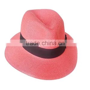 Ladies Wide Brim Bow Straw Women Summer Sun Hats thumbnail-3