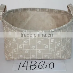 Different Fabric Linen Basket thumbnail-3