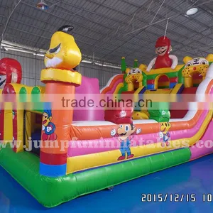 10X7 Meter Inflatable Jumping Center Park/High Quality Inflatable Fun City for Children Happy Bouncing Park,Moonwalk Park Sale thumbnail-1