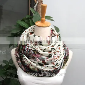 Custom Winter Pashmina Screen Printing 100% Wool Women Scarf thumbnail-1
