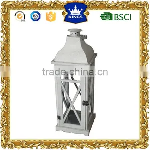 Normal Style Iron Lanterns Wooden Made for Home Decoration thumbnail-1