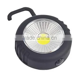 Hot Sale Led Lamp 3W COB Magnetic Led Working Lights With Integral Hanging Hook Flashlight thumbnail-2