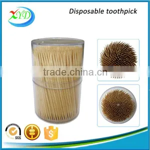 250 Piece Plastic Bottle Wooden Toothpick thumbnail-1