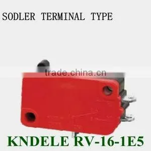 RV Solder Terminal Type Micro Electrical Safety Switches 16A RV-16-1E5 thumbnail-1