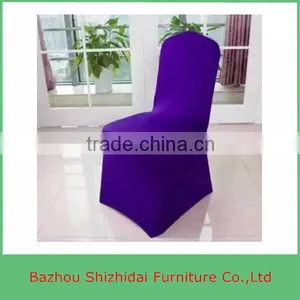 White Cheap Universal Spandex Lycra Stretch Elastic Chair Cover For Hotel Wedding Banquet Party thumbnail-4
