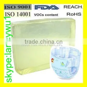 Supply Light Yellow Hot Melt Adhesive China for Adult Diaper thumbnail-1
