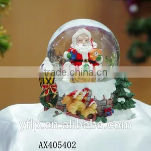 Resin Santa Claus for Crystal Ball Christmas Ornaments,traditional Santa Claus Crafts thumbnail-3
