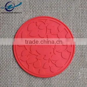 FDA & LFGB High Quality Round Silicone Mat for Coffee Cup thumbnail-1