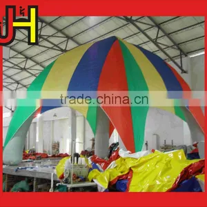 Factory Made PVC Tarpaulin Colorful Inflatable Spider Tent For Camping thumbnail-1