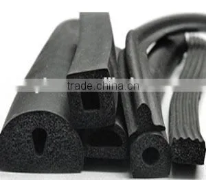 Black Rubber Strips/Auto Adhesive Rubber Seal Strip thumbnail-6