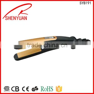 Low Price Womens Profession Ceramic New Design Hair Straightener LED Display Hair Crimper Ptc OEM/ODM Salon Tool thumbnail-1