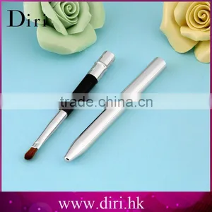 Cheap Customized Aluminum Handle Makeup Lip Brush thumbnail-3