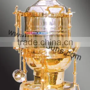 New Design Party Supplies Chafing Dish | Rounded Base Chafing Dish | Brass Plated Chafing Dish thumbnail-3