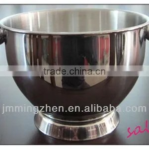 1.5L Stainless Steel Ice Bucket Metal Beer Cooler With Handle thumbnail-1