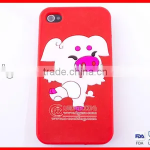 Promotional New Year Gift Silicone Cell Phone Cover thumbnail-1