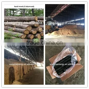 Machine-made Charcoal Hardwood Sawdust thumbnail-1