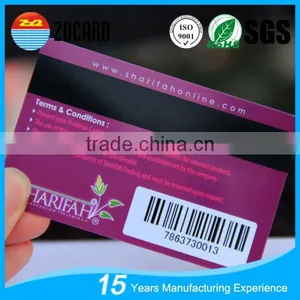 Hot Selling Blank Printable PVC Loyalty Card thumbnail-3