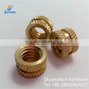 Brass Knurled Nut Heat Ultrasonic Inserts Straight Hole Series thumbnail-5