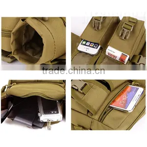 Waterproof Molle Bag Tactical Waist Pack Pouch With Water Bottle Pocket Holder Waist Pack thumbnail-6