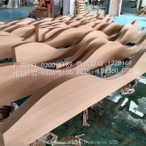 Wood Grain Aluminum Tube, Imitation Wood Metal Aluminum Pipe Instead of Wood Decoration thumbnail-3