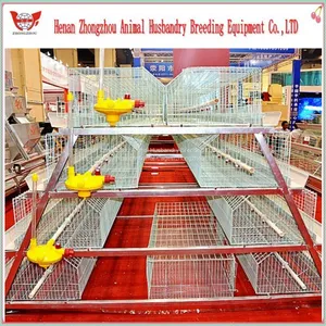 Direct Manufacturer Automatic Broiler Cage Broiler Poultry Farm House Design thumbnail-5
