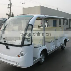 Electric Eleven Seats Shuttle Bus, CE Approved thumbnail-1